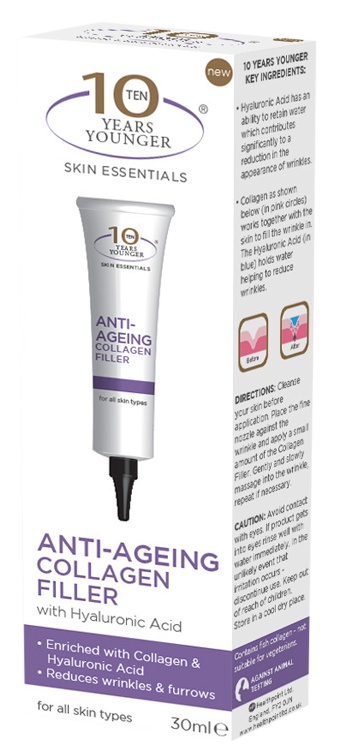 Derma V10 10 Years Younger Collagen Wrinkle Filler