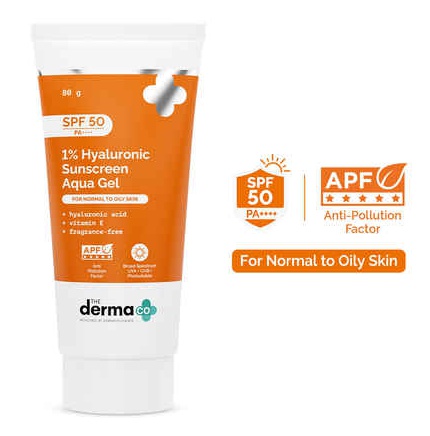 DermaCo 1% Hyaluronic Sunscreen Aqua Gel In Vivo Tested