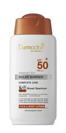 Dermaction Plus by Watsons Advanced Sun Solar Barrier Ultra-Light Face Fluid Spf50+ Pa+++