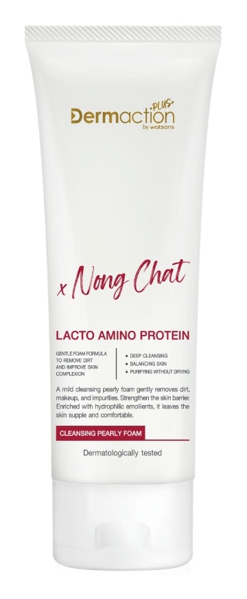 Dermaction Plus by Watsons Lacto Amino Protein Cleansing Pearly Foam