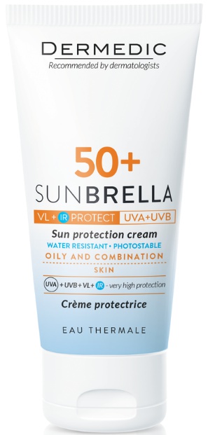 Dermedic Sunbrella Sun Protection Cream For Oily And Combination Skin SPF 50+