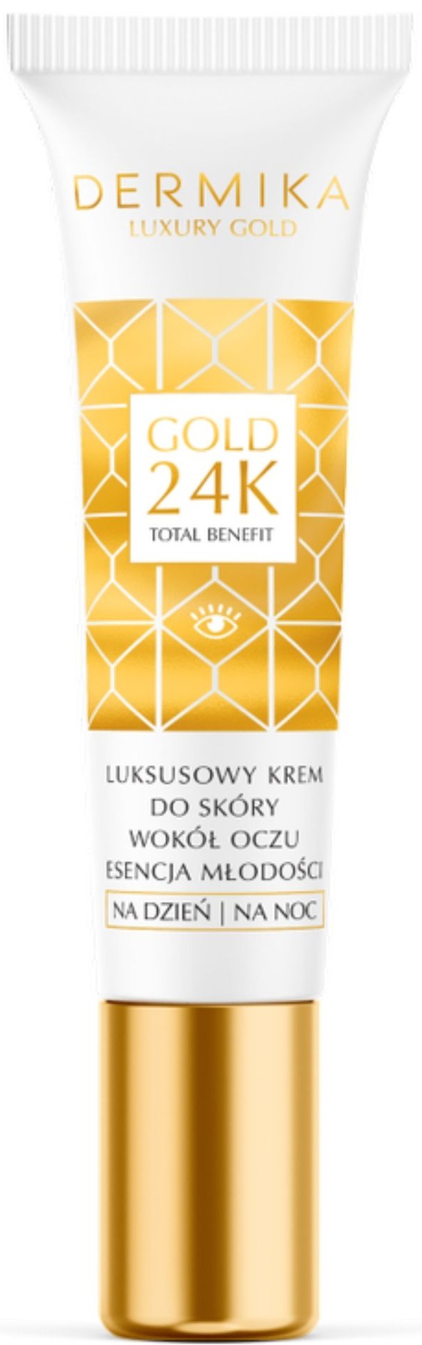 Dermika Luxury Gold 24K Total Benefit Essence Of Youth Eye Cream