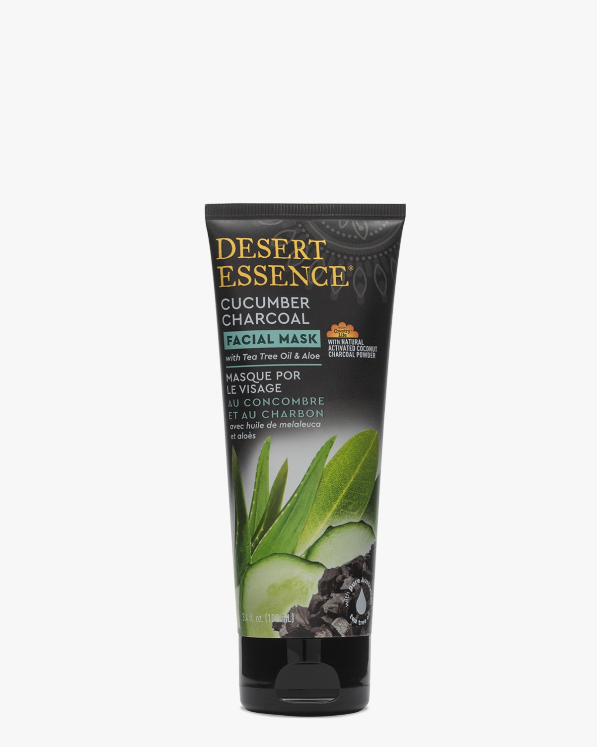 Desert Essence Cucumber Charcoal Facial Mask