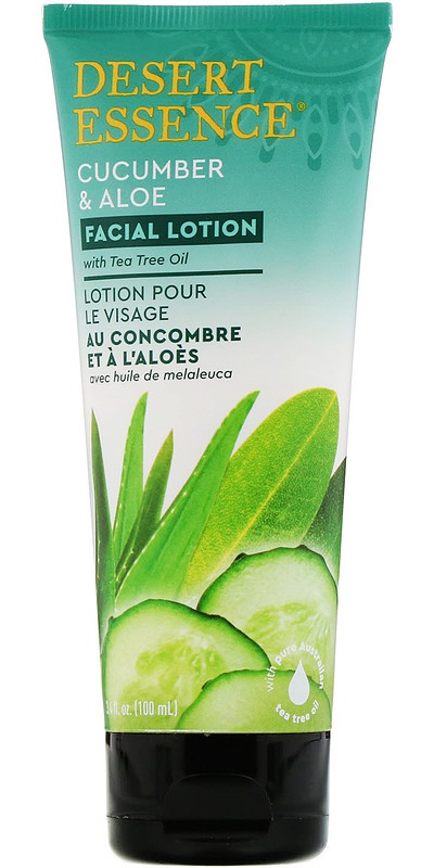 Desert Essence Facial Lotion, Cucumber & Aloe