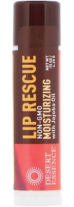 Desert Essence Lip Rescue, Moisturizing Lip Balm With Jojoba Oil