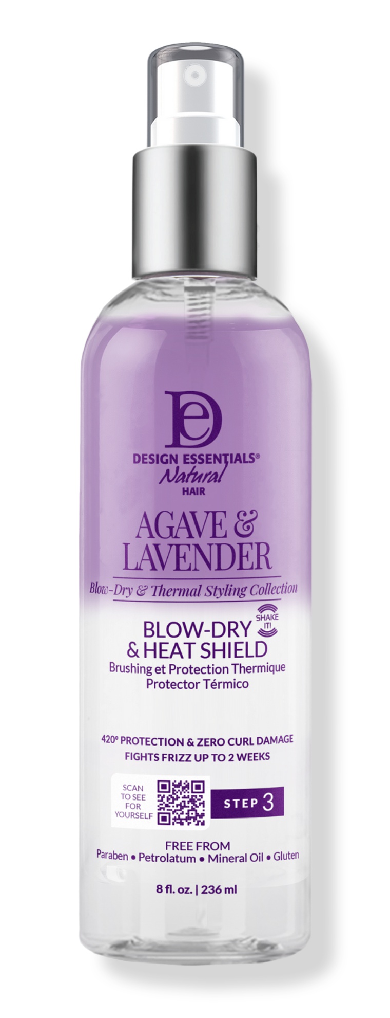 Design Essentials Agave & Lavender Blow-dry & Style Primer