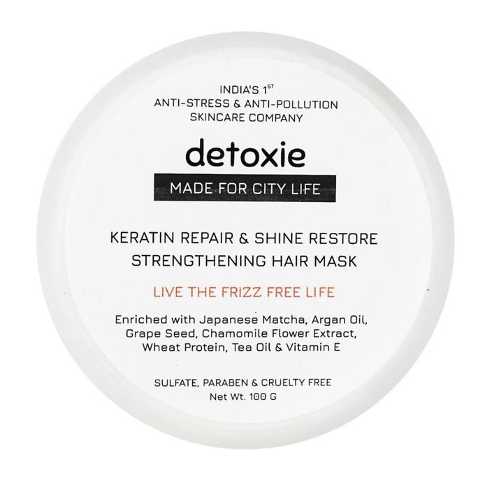 Detoxie Keratin Repair & Shine Restore Strengthening Hair Mask