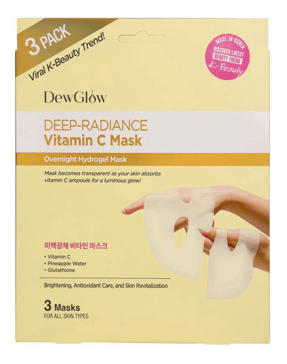 DewGlow Vitamin C Mask Over Night Hydrogel Mask