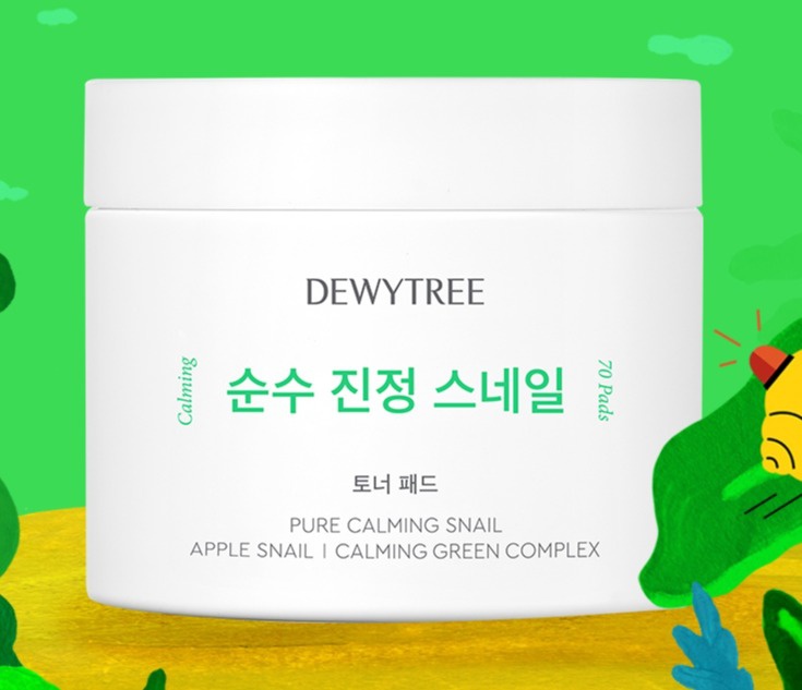 Dewytree Pure Calming Snail Toner Pads