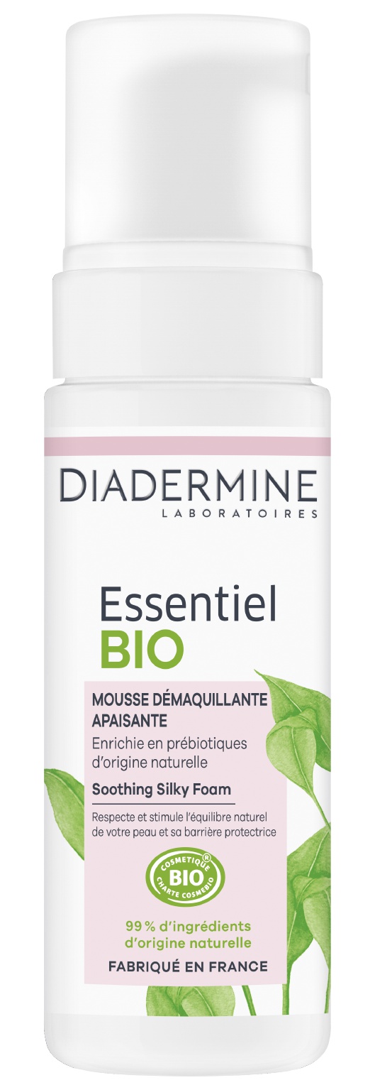 Diadermine Laboratoires Essentiel Bio Mousse Dėmaquillante Apaisante