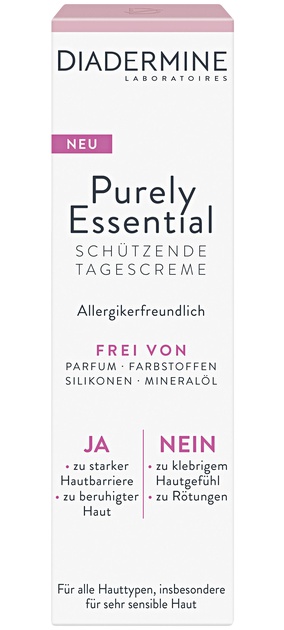 Diadermine Purely Essential Schützende Tagescreme