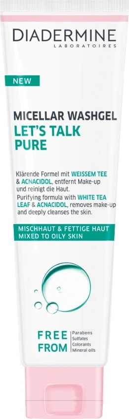 Diadermine Washgel Micellar Let's Talk Pure
