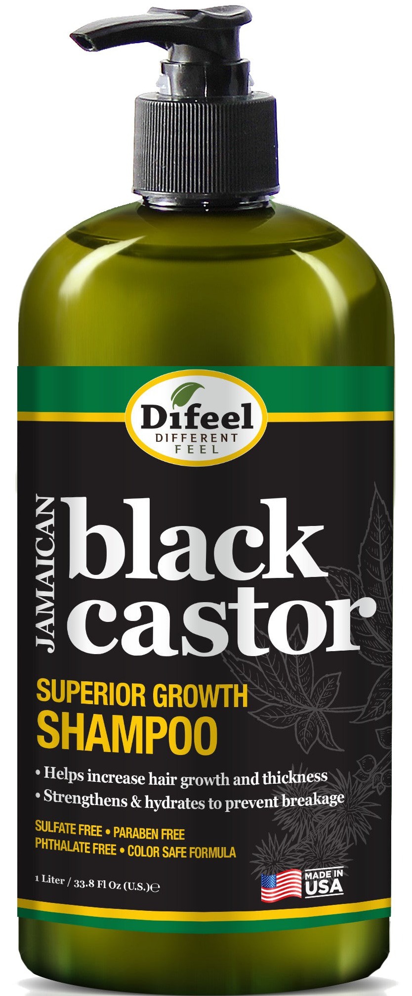 Difeel Jamaican Black Castor Oil Superior Growth Shampoo