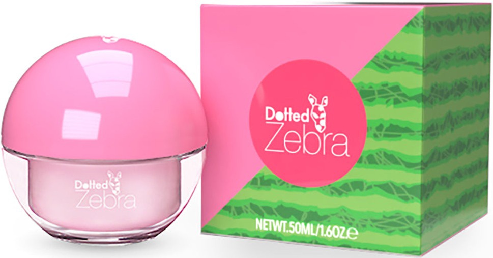 Dotted Zebra Watermelon Jelly Mask