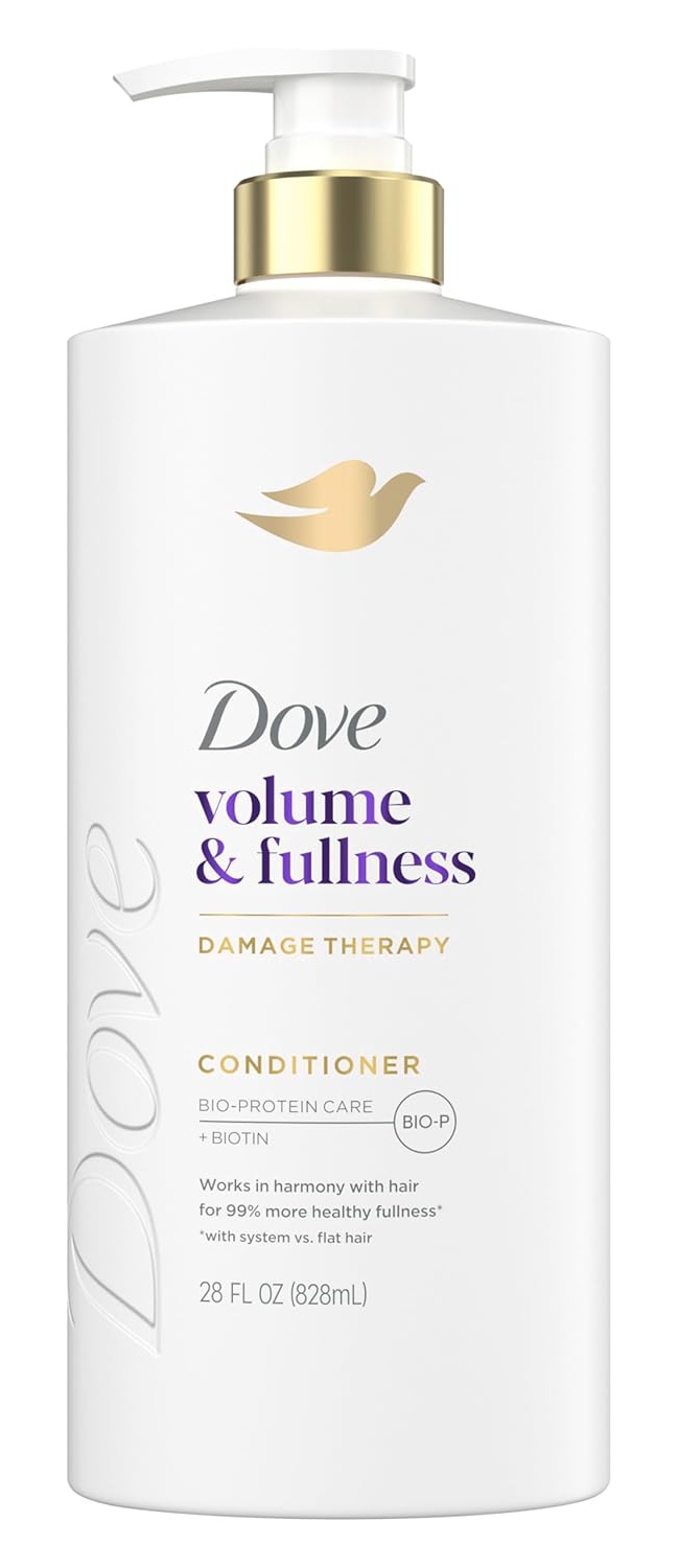 Dove Conditioner Volume & Fullness For Fine, Thin Hair With Liquid Bio-protein Care Technology And Biotin
