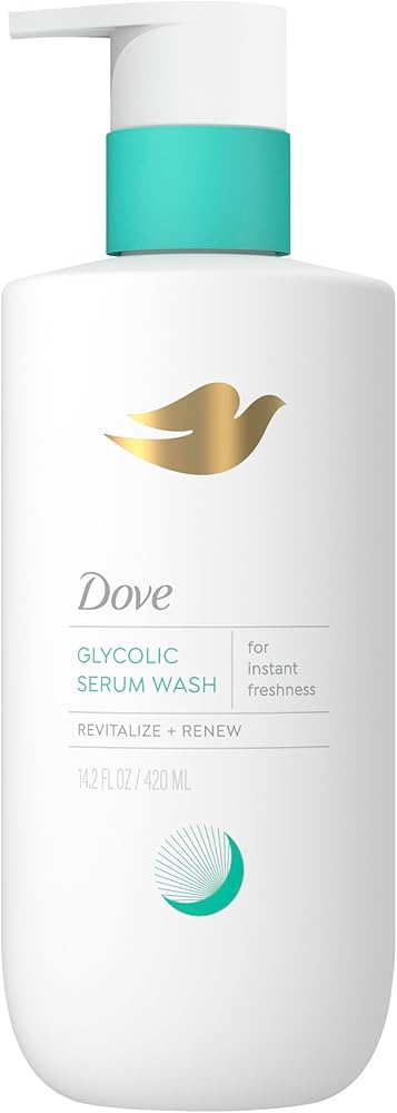 Dove Glycolic Serum Body Wash For Skin Renewal & Odor Control