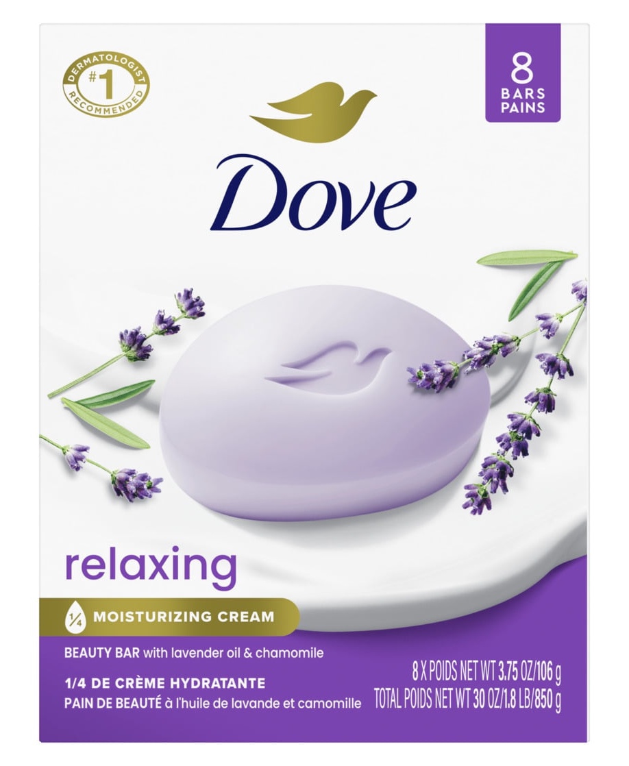 Dove Relaxing Lavender & Chamomile Beauty Bar