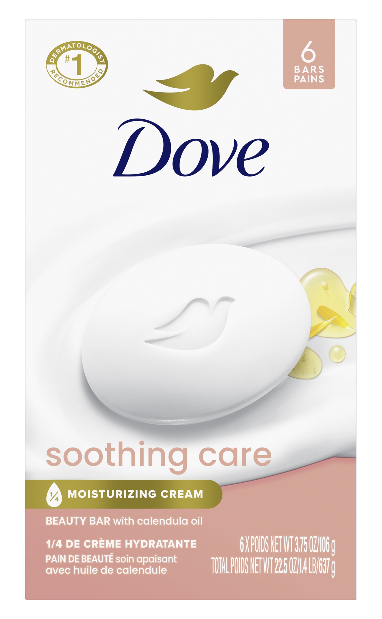 Dove Soothing Care For Sensitive Skin With Calendula Oil