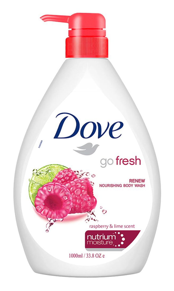 Dove body wash Dove Go Fresh Renew Nourishing Body Wash Raspberry & Lime Scent