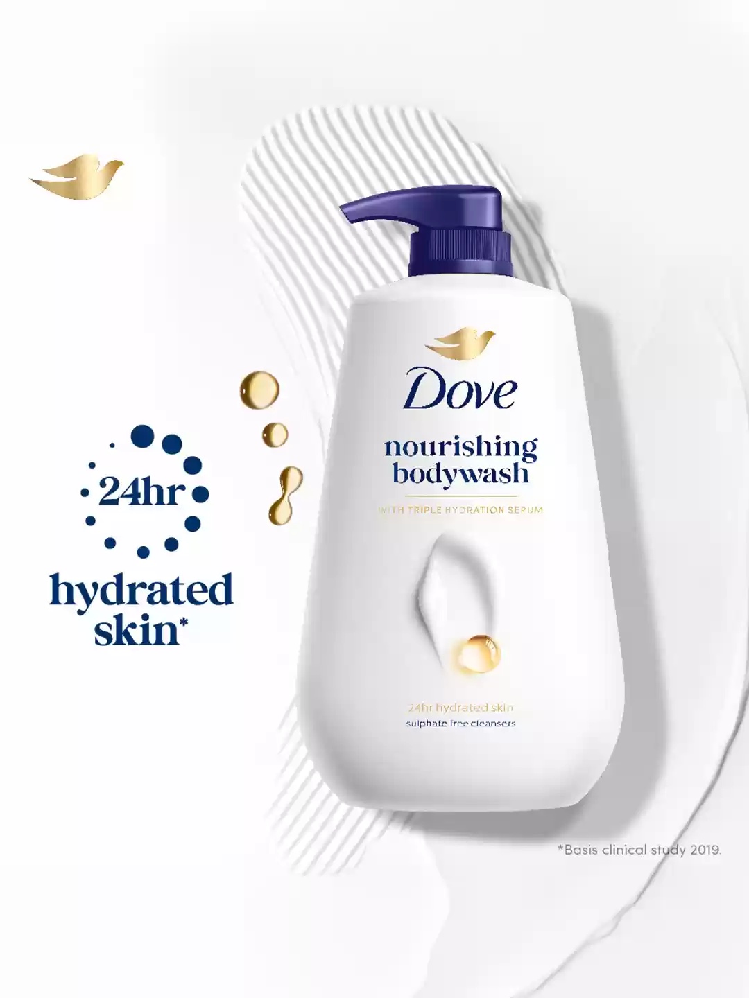 Dove body wash Dove Nourishing Bodywash With Triple Hydration Serum