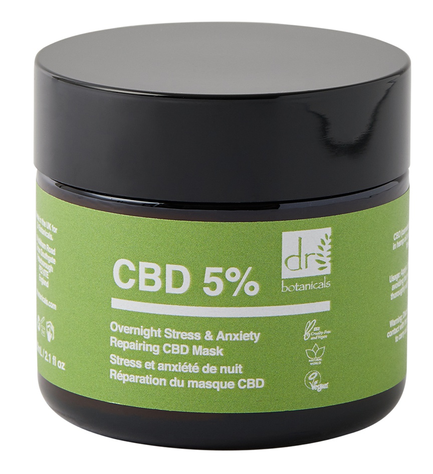 Dr Botanicals "CBD 5% Overnight Stress & Anxiety Repairing" Face Mask