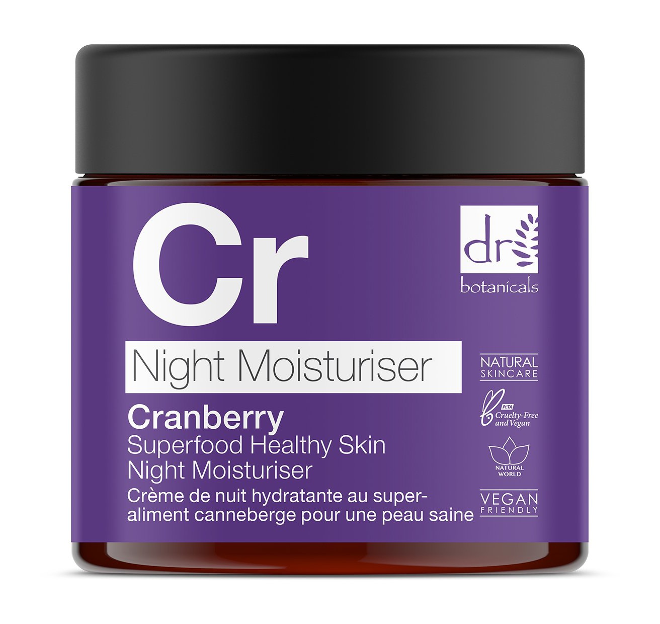 Dr Botanicals Cranberry Superfood Healthy Skin Night Moisturiser