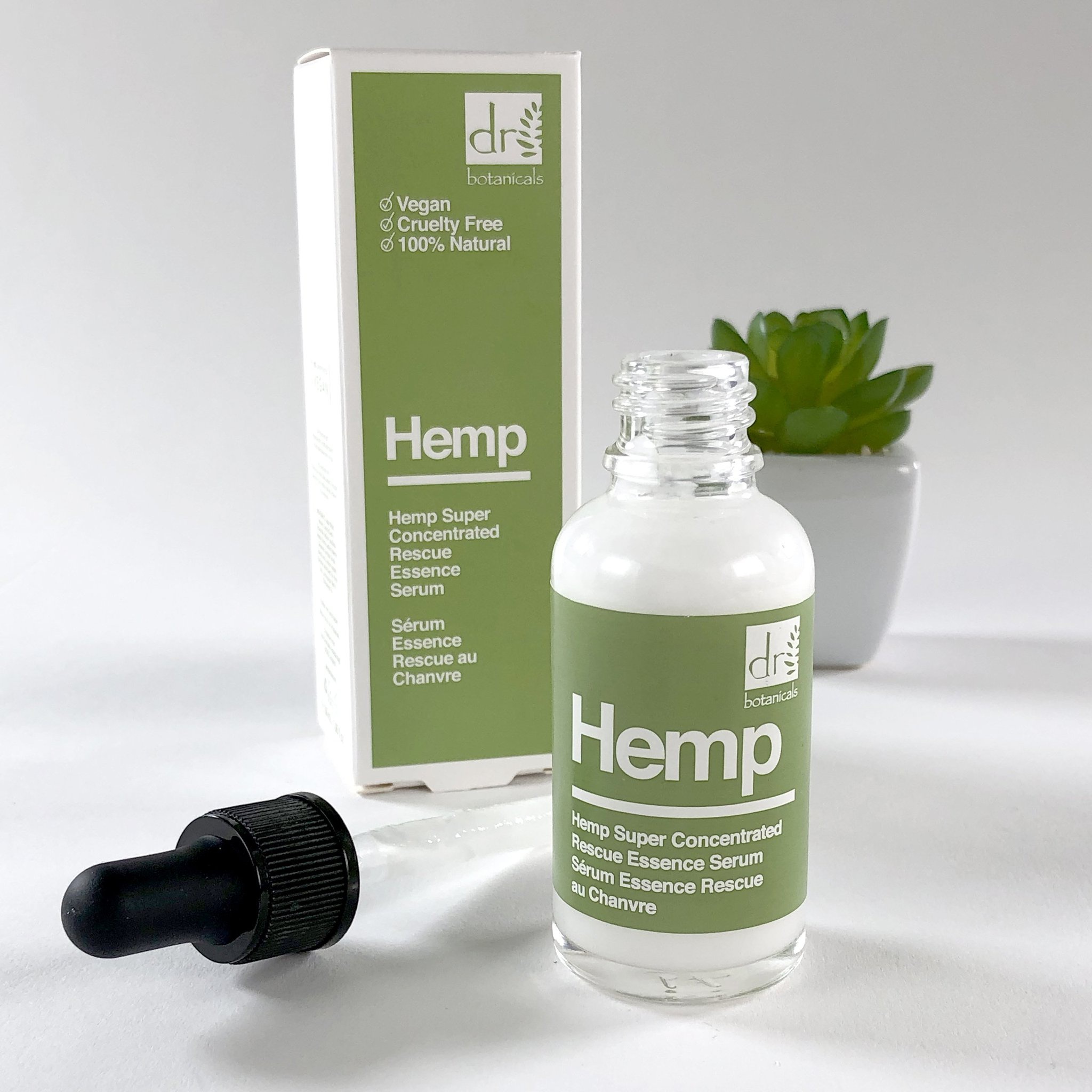 Dr Botanicals "Hemp Super Concentrated Rescue Essence" Face Serum