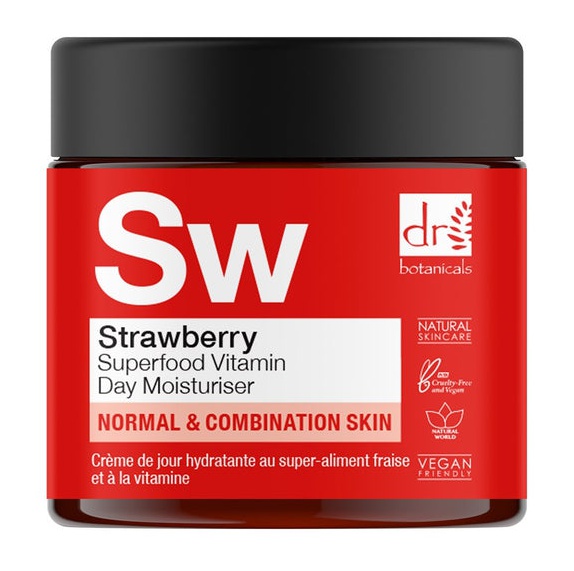 Dr Botanicals Strawberry Superfood Vitamin C Day Moisturiser