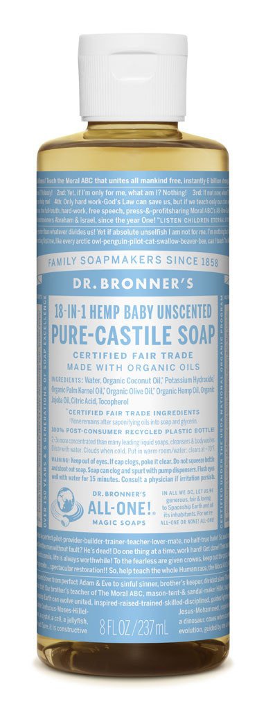Dr. Bronner's Pure-Castile Liquid Soap- Baby Unscented
