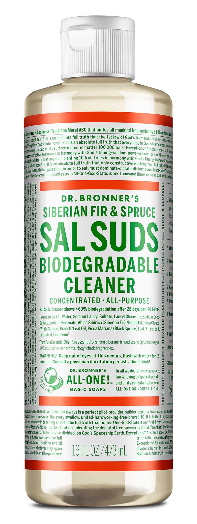 Dr. Bronner's Sal Suds Biodegradable Cleaner