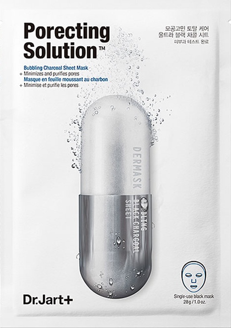 Dr. Jart+ Porecting Solution Bubbling Charcoal Sheet Mask