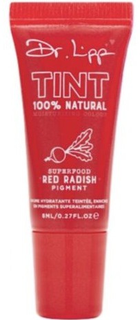 Dr Lipp 100% Natural Moisturising Colour Lip Tint - Red Radish