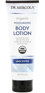 Dr. Mercola Organic Moisturizing Body Lotion, Unscented