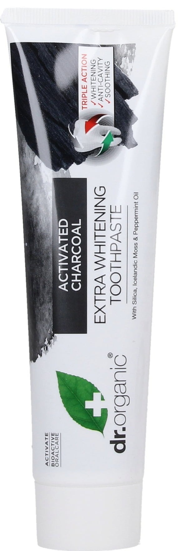 Dr Organic Activated Charcoal Extra Whitening Toothpaste