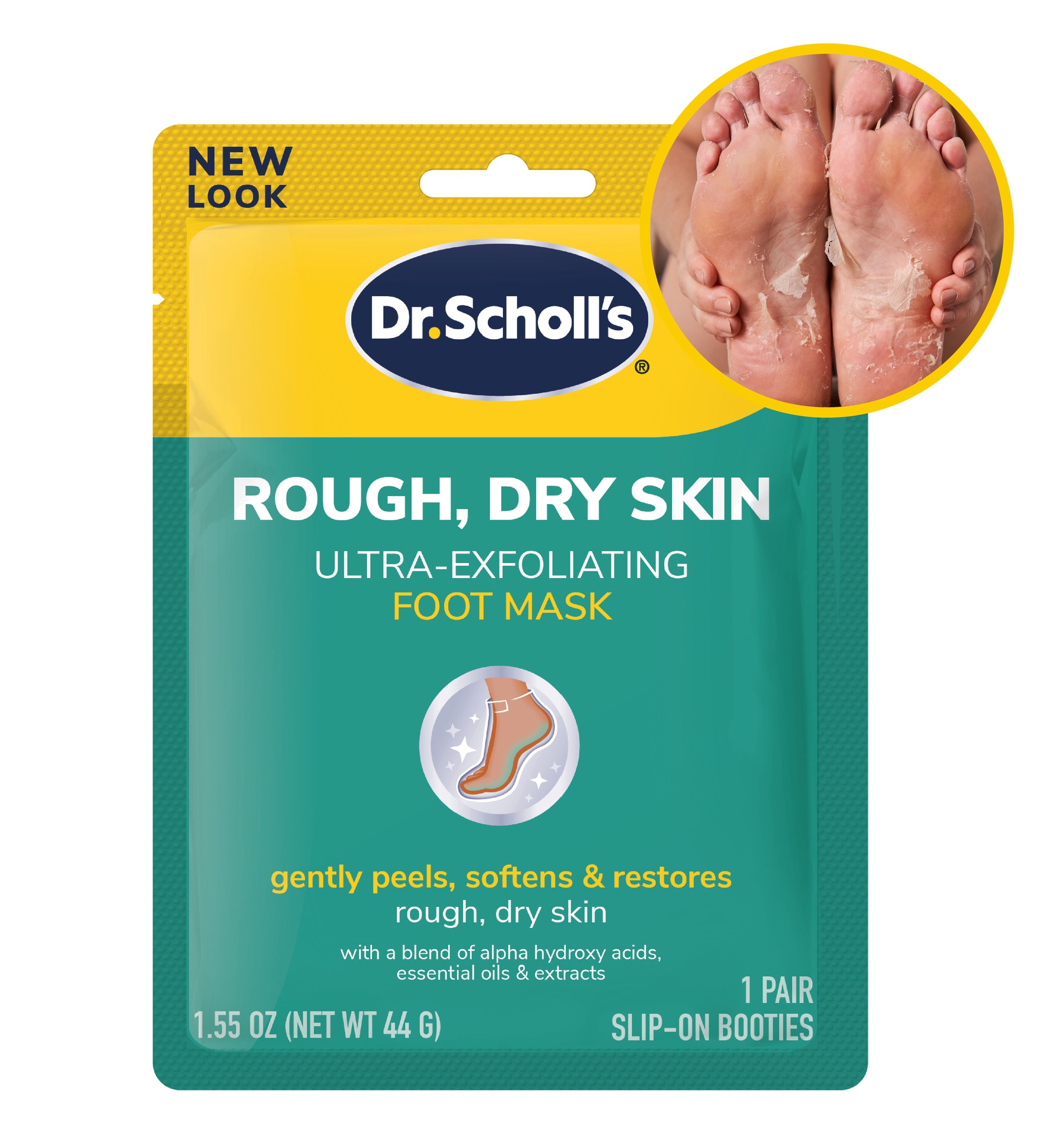 Dr. Scholl's Rough, Dry Skin Ultra Exfoliating Foot Peeling Mask