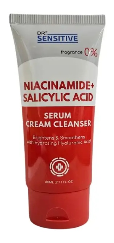 Dr. Sensitive Niacinamide + Salicylic Acid Serum Cream Cleanser
