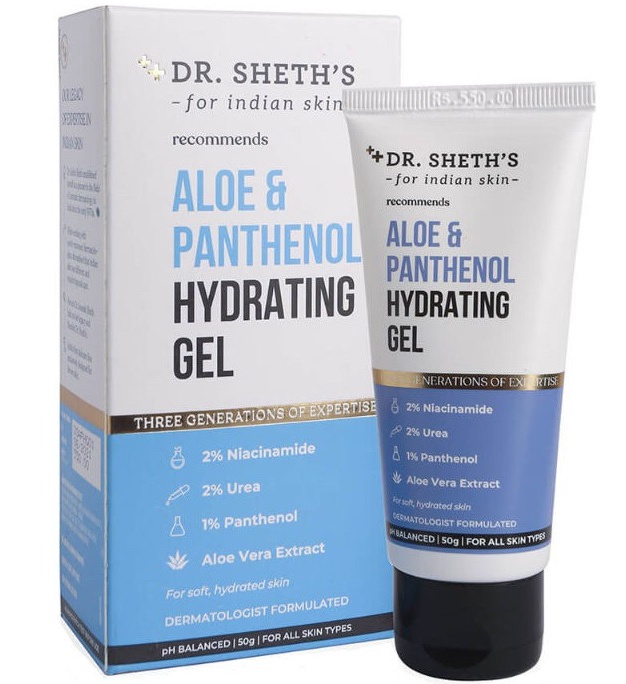 Dr. Sheth's Aloe And Panthenol Hydrating Gel