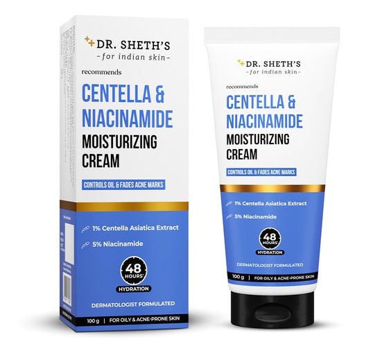 Dr Sheth 's Centella And Niacinamide Mosturizing Cream