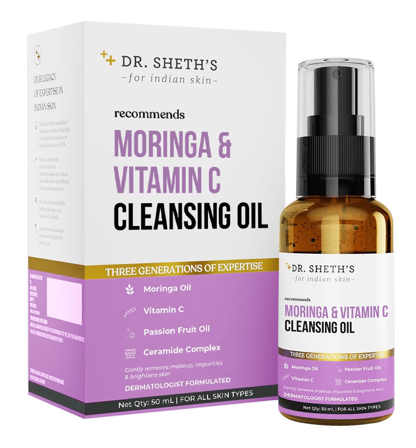 Dr Sheth 's Moringa Vitamin C Cleansing Oil