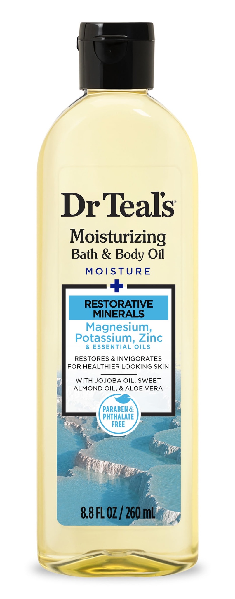 Dr. Teal's Moisturizing Bath & Body Oil Restorative Minerals