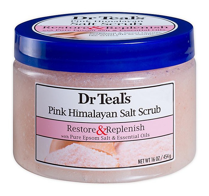 Dr. Teal's Restore & Replenish Pink Himalayan Sea Salt Scrub