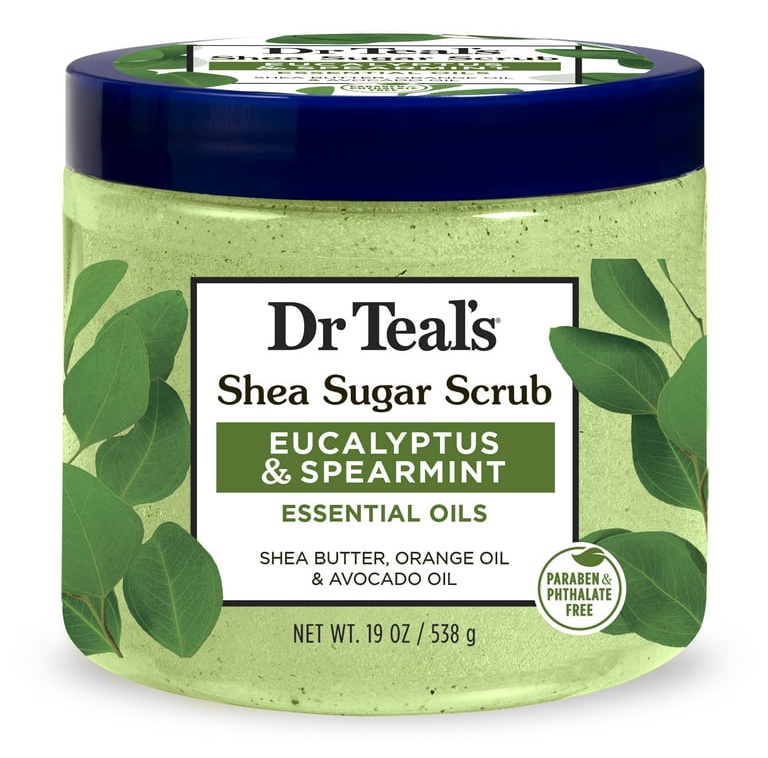 Dr. Teal's Shea Sugar Body Scrub With Eucalyptus And Spearmint Essential Oils