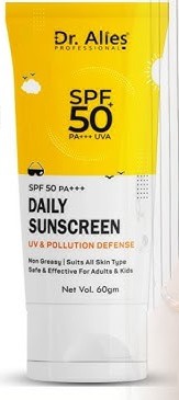 Dr alies SPF 50 Pa+++ Daily Sunscreen