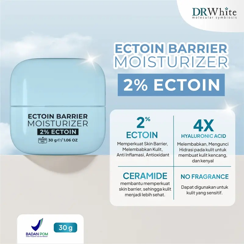DrWhite Skincare Ectoin 2% Barrier Moisturizer