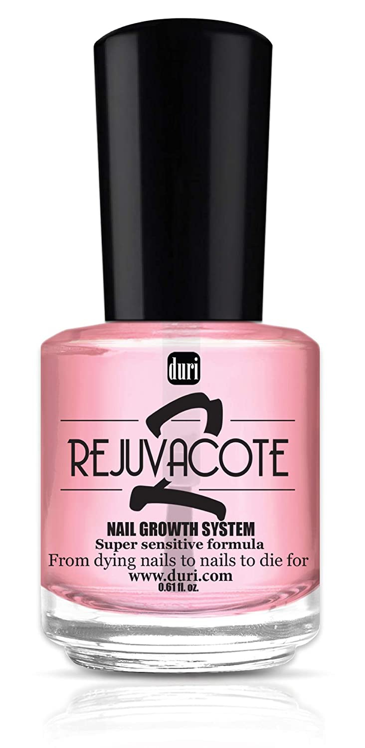 Duri Rejuvacote 2 Nail Growth System, Super Sensitive Formula, Base And Top Coat