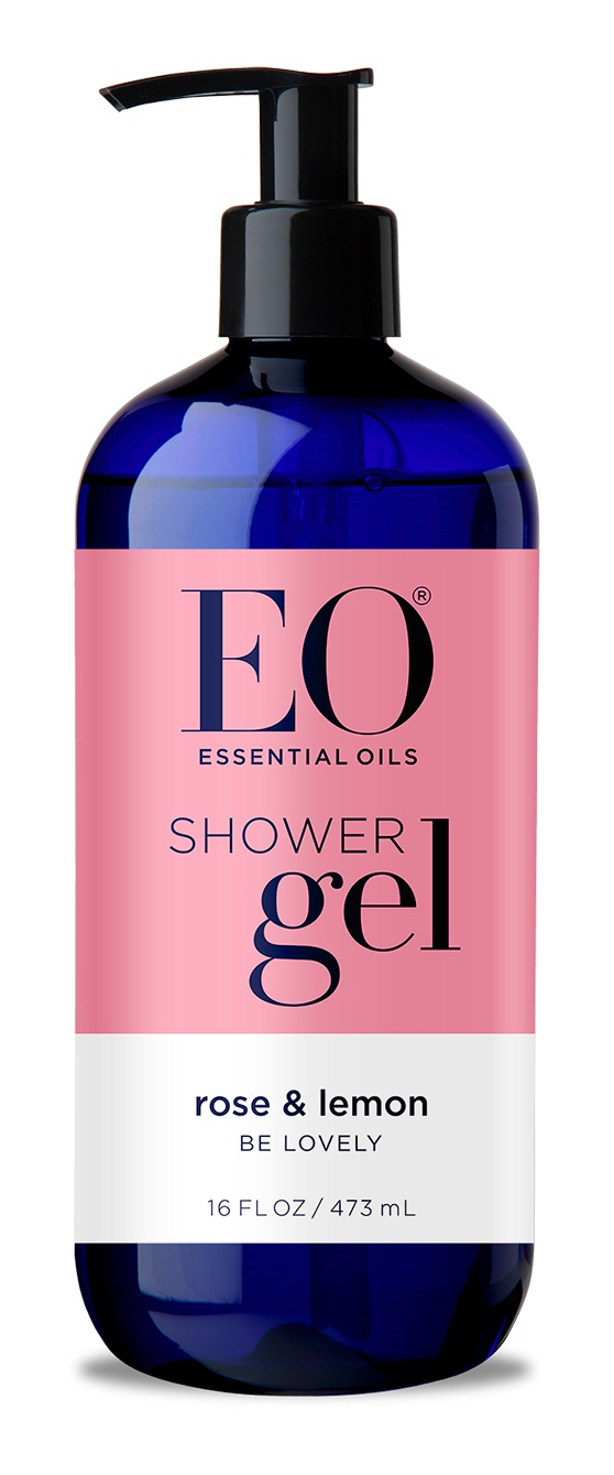 EO Products Shower Gel Rose & Lemon