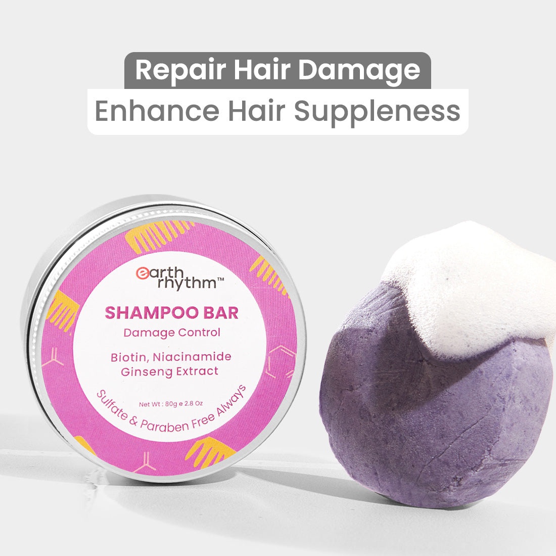 Earth Rhythm Biotin Niacinamide Shampoo Bar