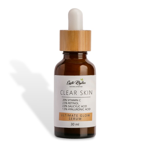 Earth Rhythm CLEAR SKIN - VITAMIN C, BIO-RETINOL, SALICYLIC ACID & HYALURONIC ACID