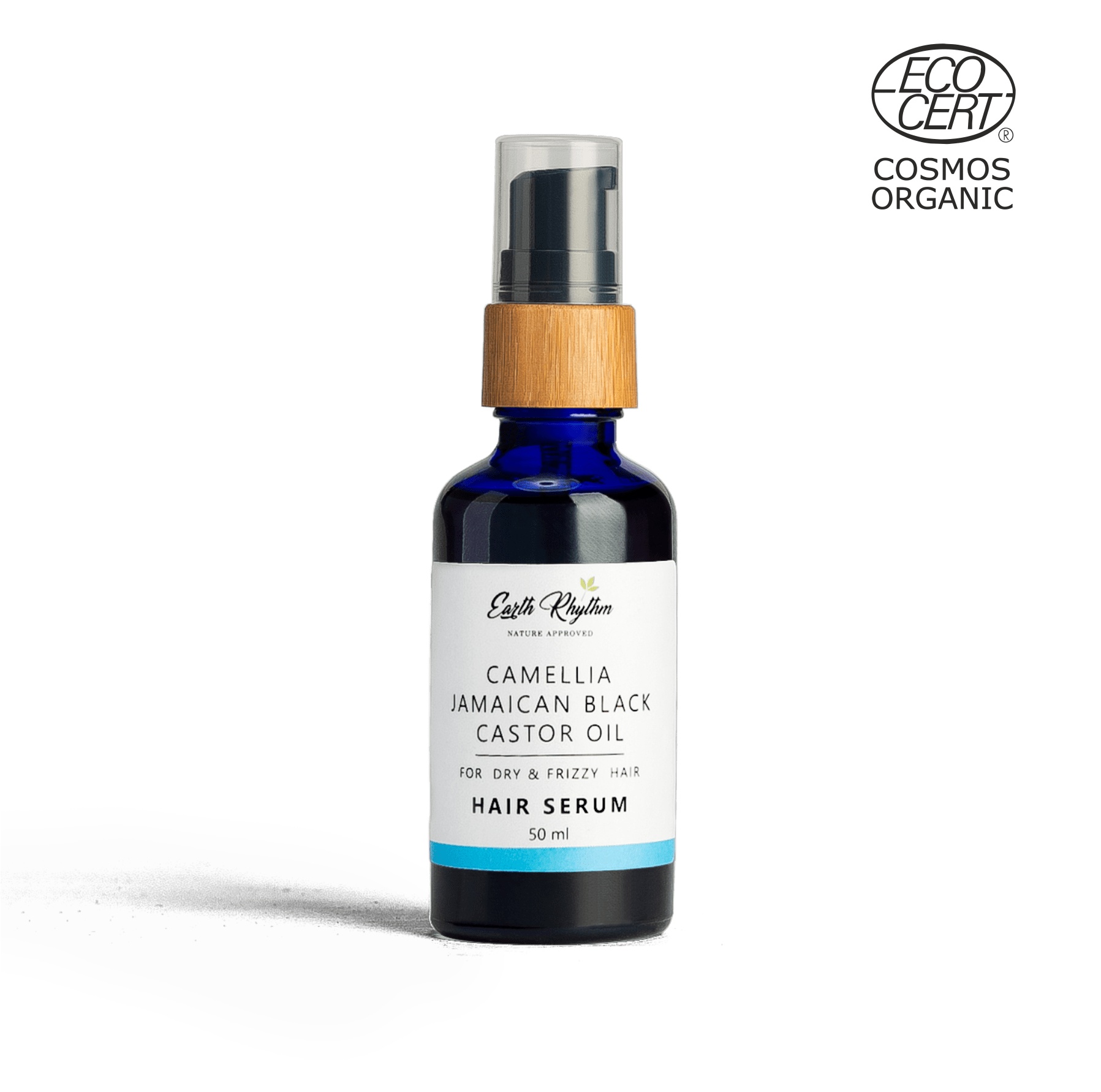 Earth Rhythm Camellia, Jamaican Black Castor Oil Hair Serum