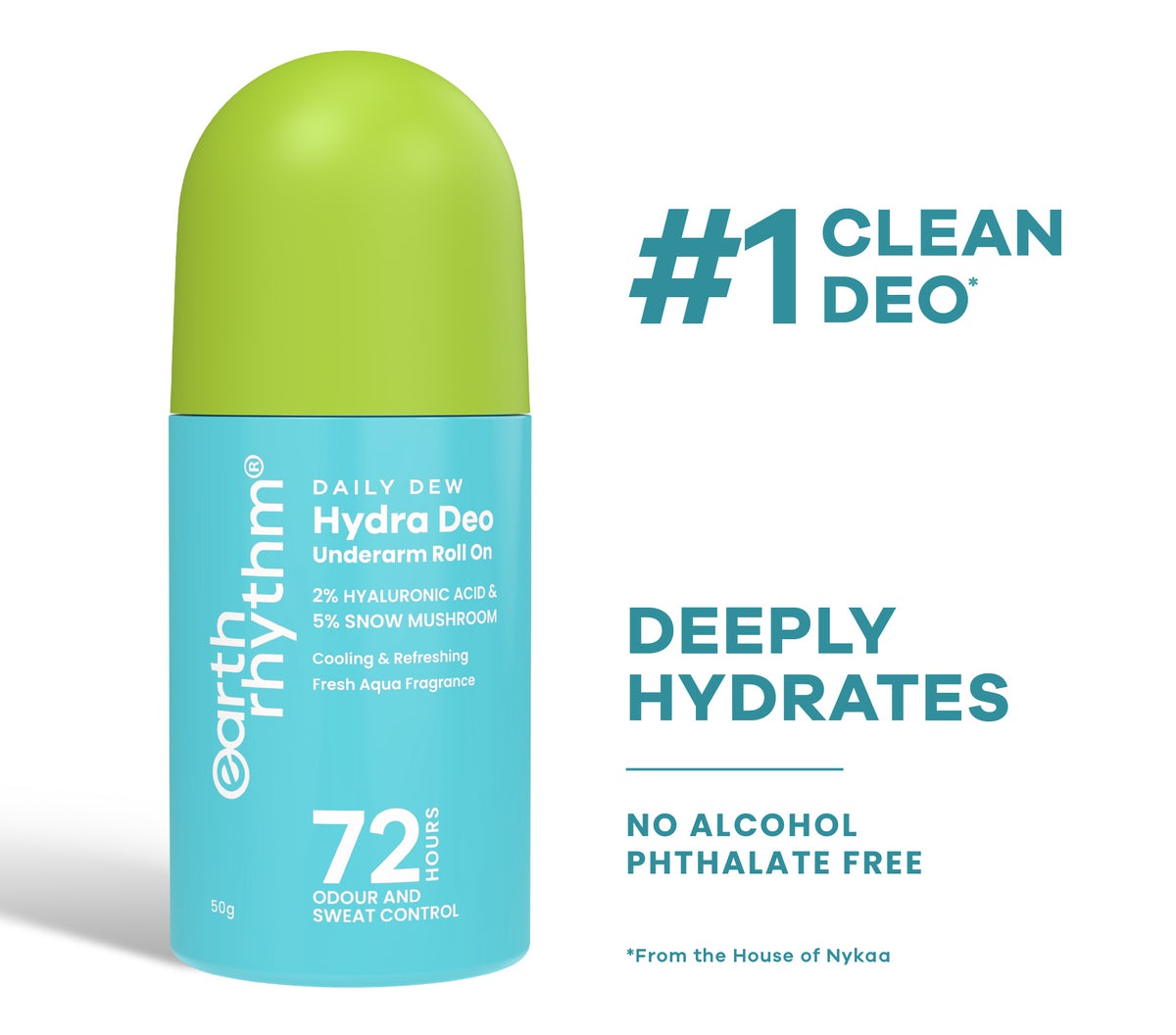 Earth Rhythm Daily Dew Hydra Deo Underarm Roll On
